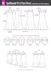 Spellbound | Fit & Flare Dress Sewing Pattern